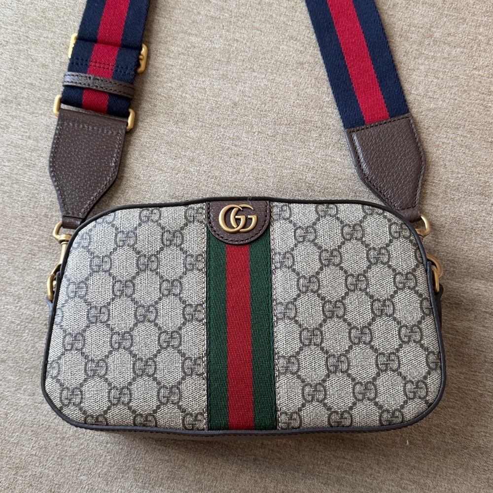 Gucci Ophidia Small Crossbody Bag-Includes Box and Dust Bag. Like New Condition!